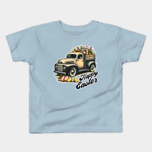 Happy Easter Truck Kids T-Shirt